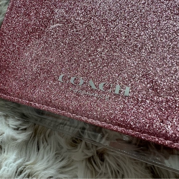 KATE Spade Gold Glitter and Coach New York Pink Glitter Pouches - Picture 13 of 16